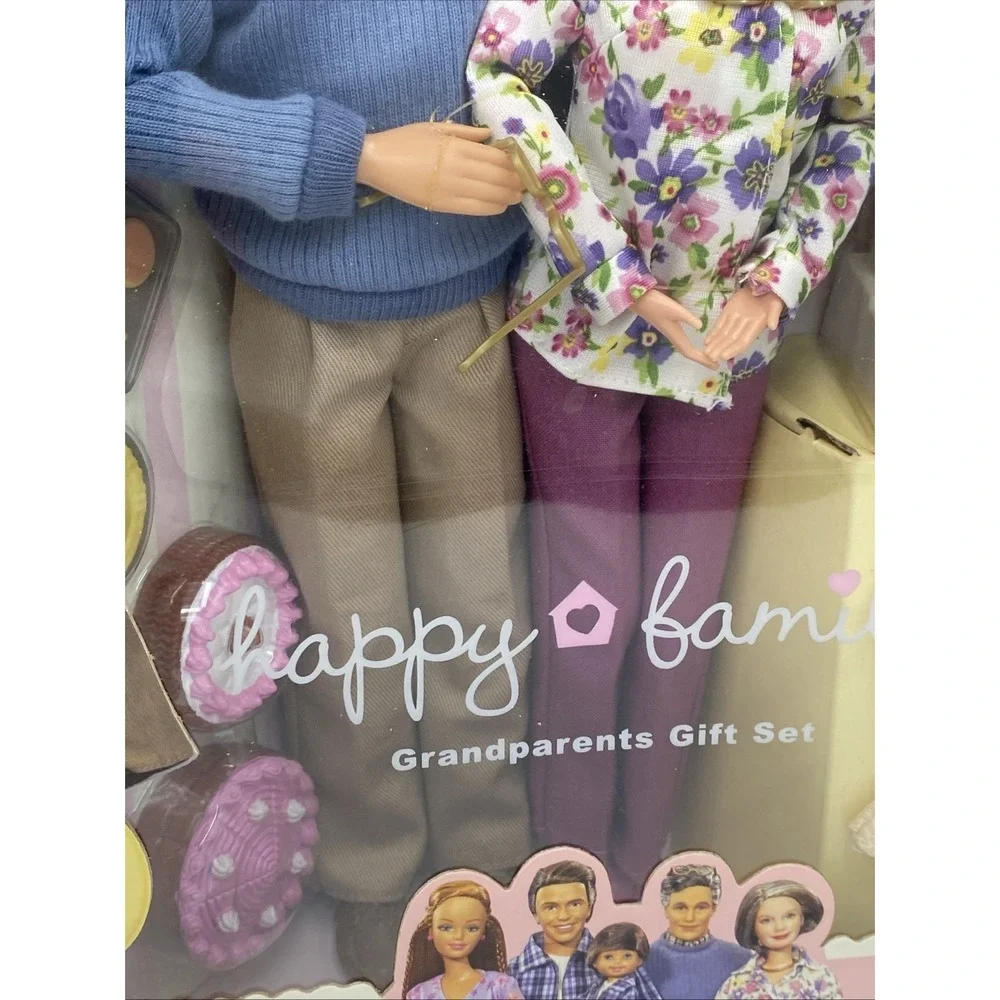 *RARE* Sealed Barbie Doll Happy Family Grandmas Kitchen‎ Gift Set 2003 B9885 NIB